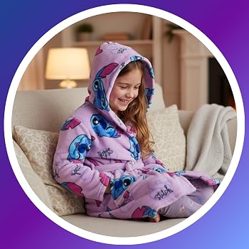 vestaglia-pile-bambina-608zhw-1.jpg Disney Stitch Vestaglia per Ragazze, Vestaglia per la Casa Morbido Pile per Bambina, Taglie 6 a 12 Anni (IT, Età, 6 anni, Regular, Lila) : Amazon.it: Moda - immagine 1
